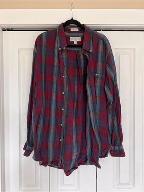100% Cotton Vintage Unisex Button-Down Shirt